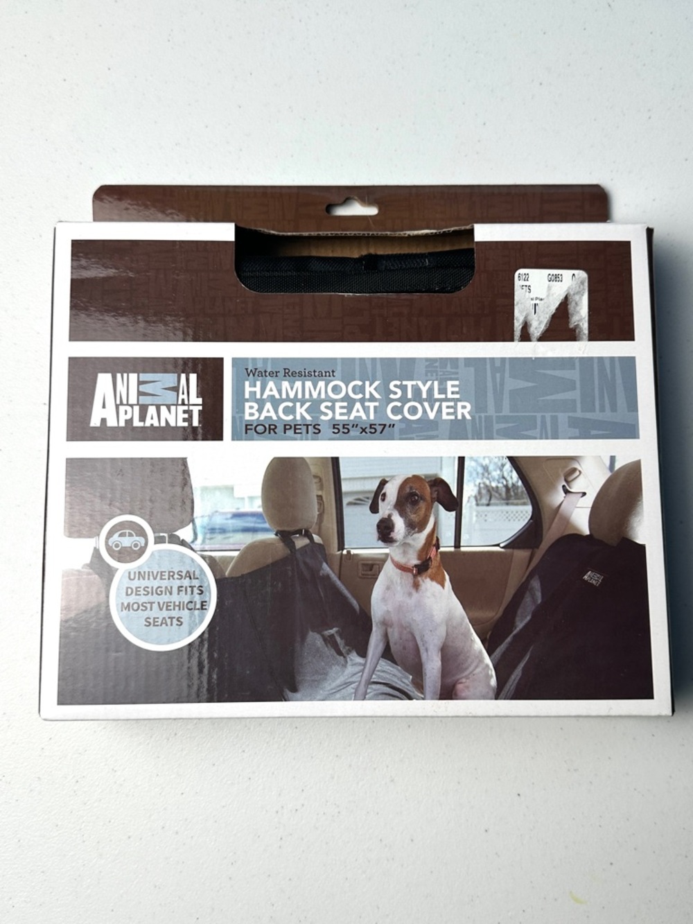 Animal Planet Water-Resistant Hammock Style Back Seat Cover -  Size 55” X 57”